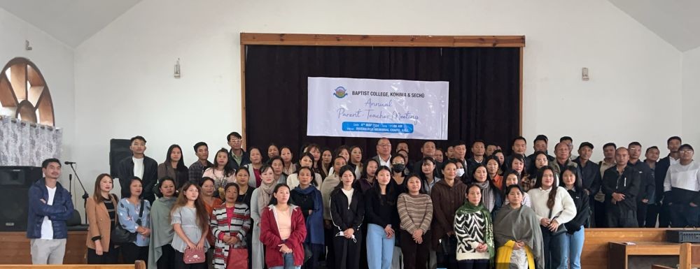 Dignitaries and others during Parent-Teacher Meeting at Baptist College, Kohima Campus on May 6.